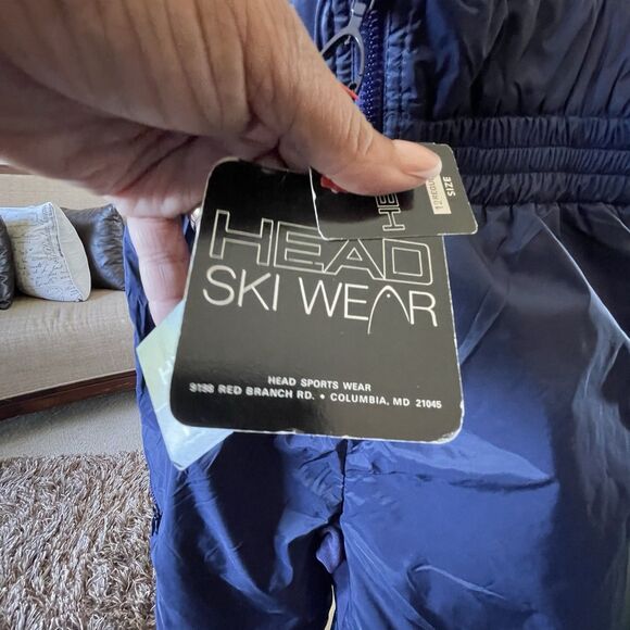 Vintage Womens Zipper Bib Pants Size 12 Ski Snowboard Blue Insulated Adjustable - Picture 8 of 12